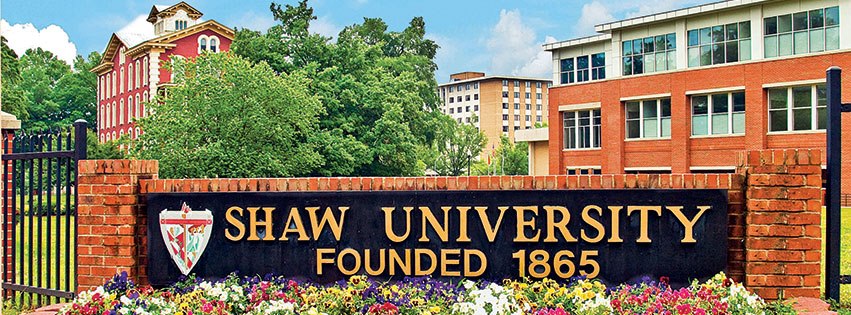 Shaw University Sign